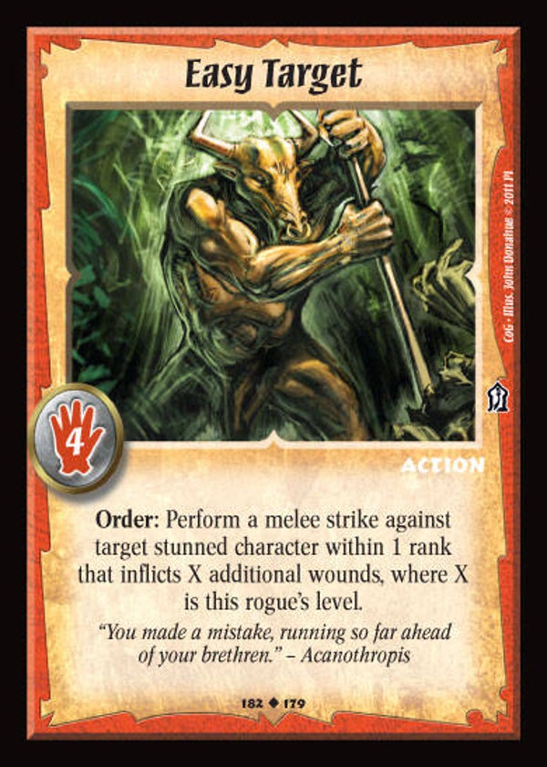 Warlord Saga of the Storm : Easy Target - U - COG