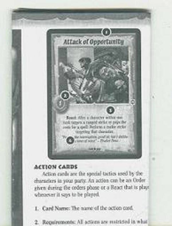 Warlord Saga of the Storm (CCG) : Small Rule book : Epic Edition (EE)