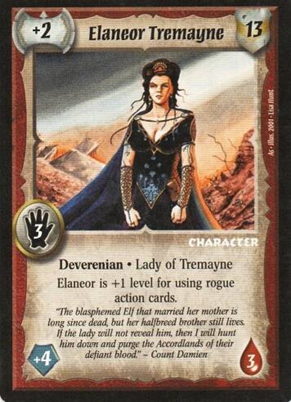 Warlord Saga of the Storm : Elaneor Tremayne (BK Deck special)