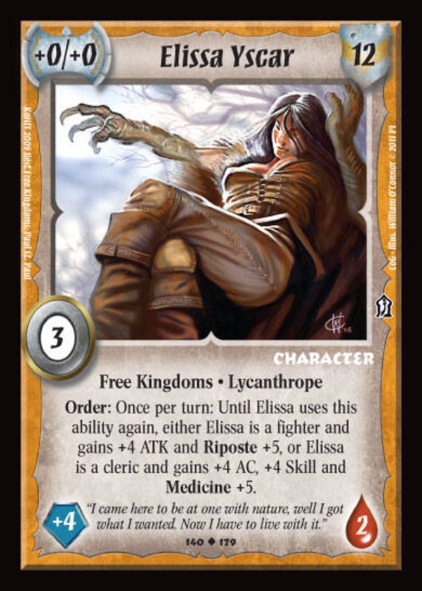 Warlord Saga of the Storm : Elissa Yscar - U - COG