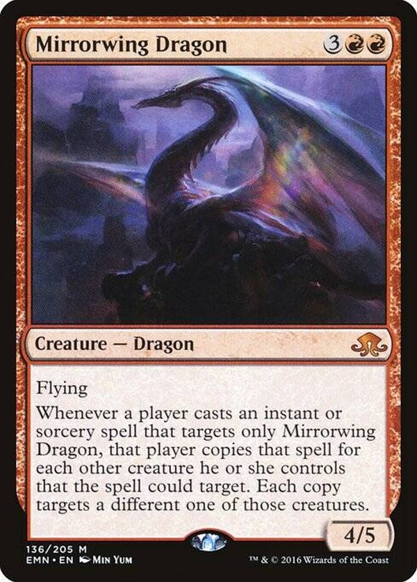 Magic : The Gathering (MTG) : Mirrorwing Dragon (Eldritch Moon (EMN)) - M