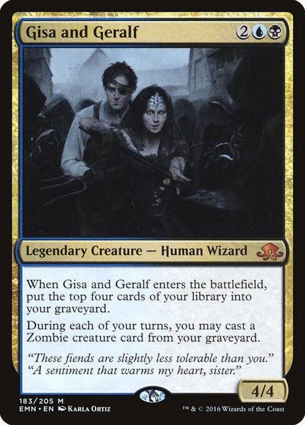 Magic : The Gathering (MTG) : Gisa and Geralf (Eldritch Moon (EMN)) - M