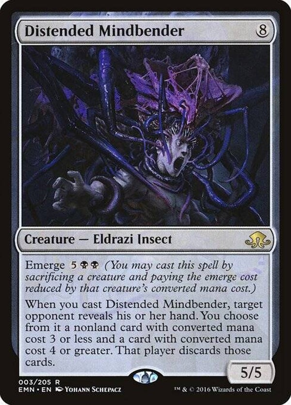Magic the Gathering (MTG) : Distended Mindbender (Eldritch Moon (EMN)) - R
