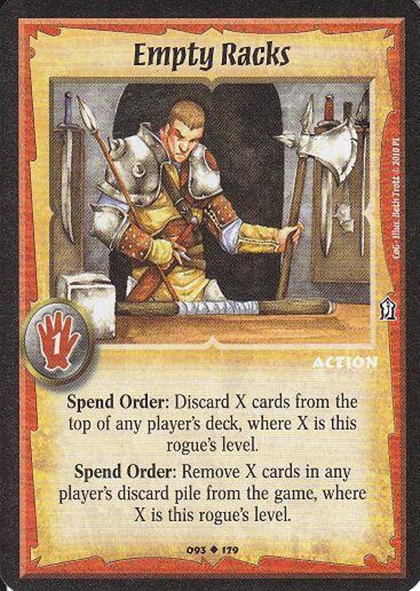 Warlord Saga of the Storm : Empty Racks - U - COG