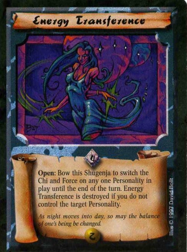 L5R : SPELL : Energy Transference (Crimson and Jade R.C. (CaJ)) - "FIXED REPRINT"
