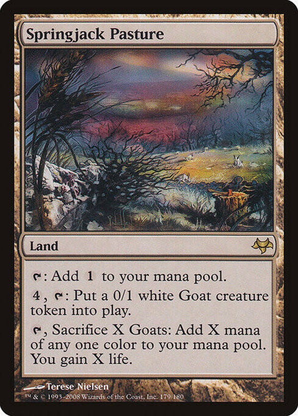 Magic the Gathering (MTG) : Springjack Pasture (Eventide (EVE)) - R  (SPLD-PLD)