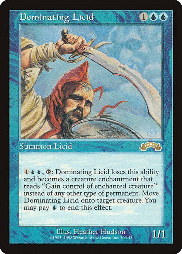 Magic the Gathering (MTG) : Dominating Licid (Exodus (EXO)) - R