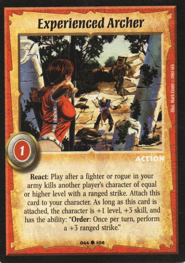 Warlord Saga of the Storm : Experienced Archer (T&C Deck special) ???!!!