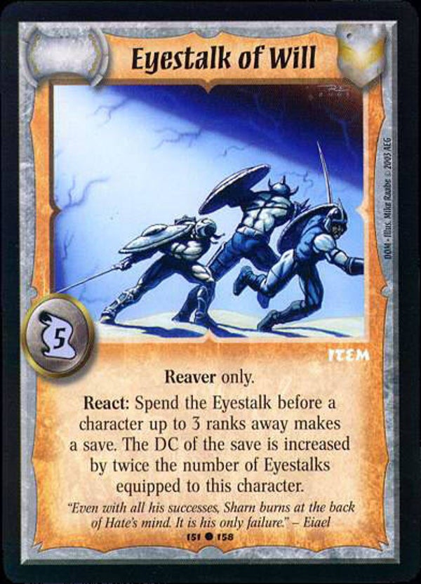 Warlord Saga of the Storm : Eyestalk of Will - C - DOM