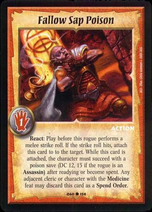 Warlord Saga of the Storm : Fallow Sap Poison - C - BET