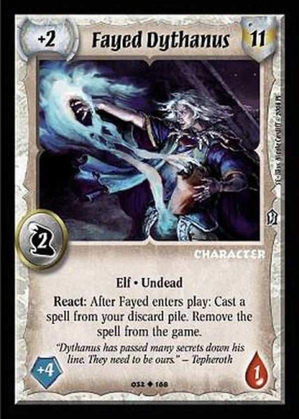 Warlord Saga of the Storm : Fayed Dythanus - U - (Shattered Empires) SE