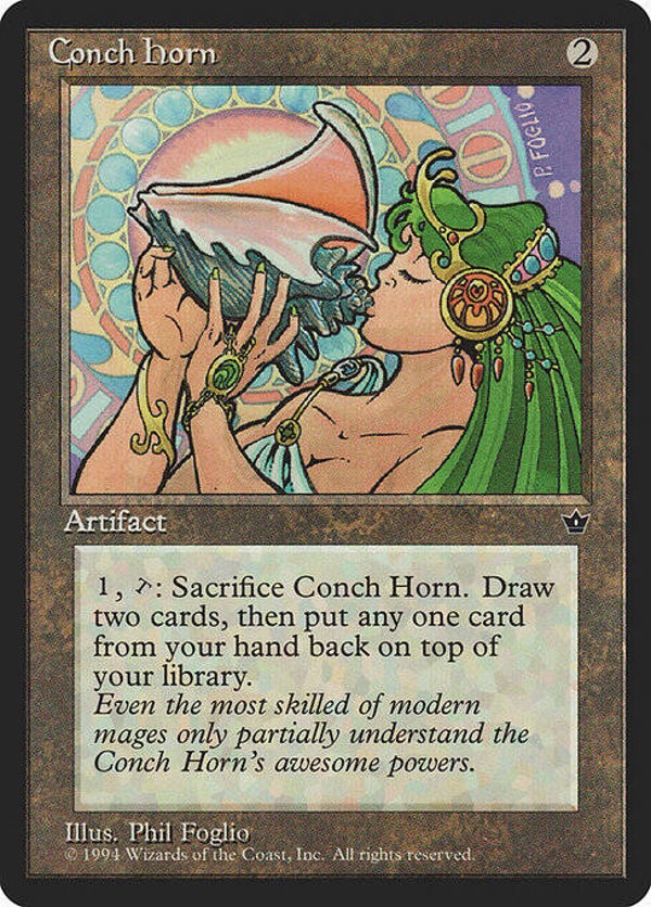 Magic : The Gathering (MTG) : Conch Horn (Fallen Empires (FEM)) - R