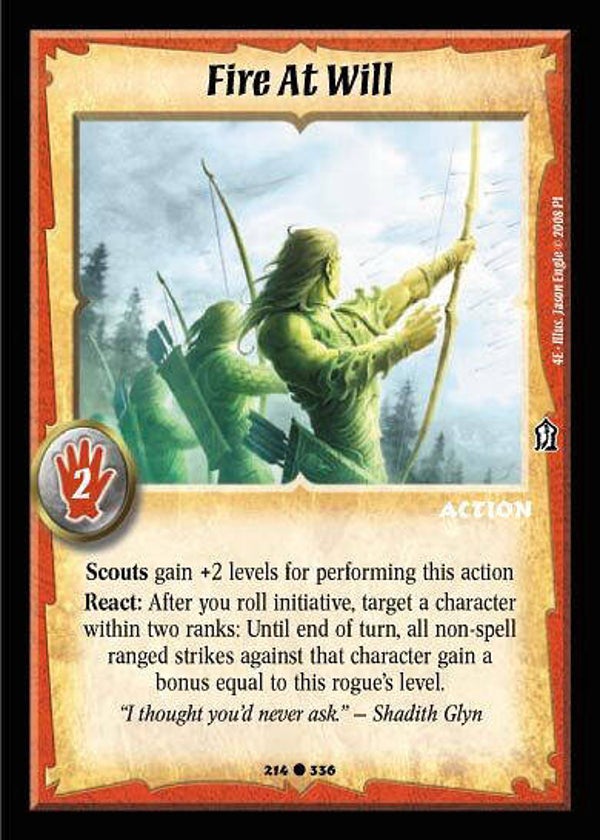 Warlord Saga of the Storm : Fire at Will - C - 4E