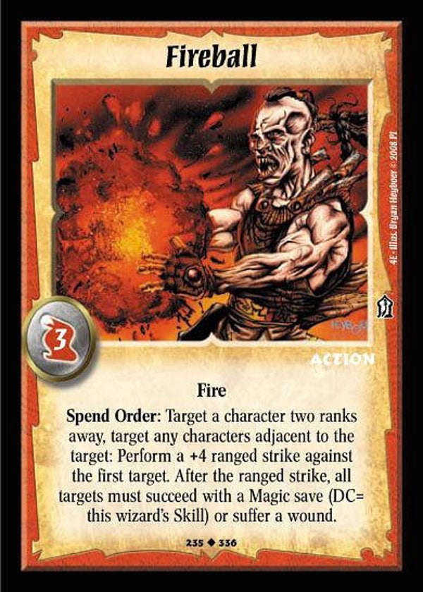 Warlord Saga of the Storm : Fireball - U - 4E