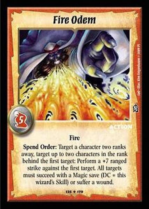 Warlord Saga of the Storm : Fire Odem - R - (Sands of Oblivion) SOO