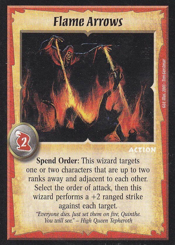 Warlord Saga of the Storm : Flame Arrows (G&E Deck special)