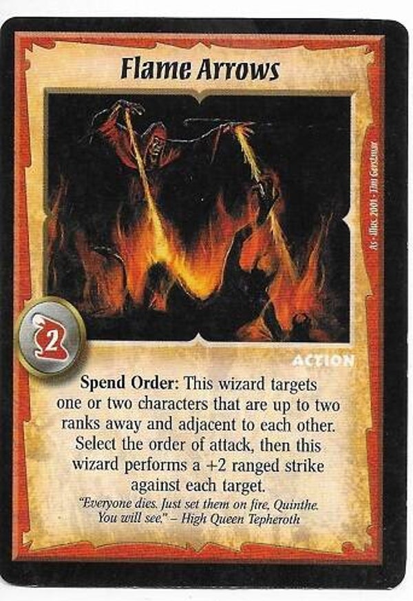 Warlord Saga of the Storm : Flame Arrows (BK Deck special)