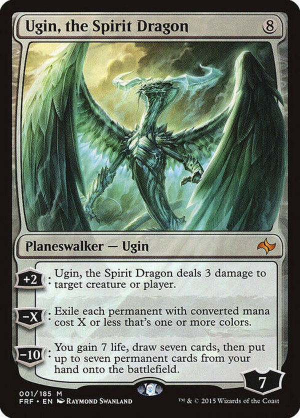 Magic : The Gathering (MTG) : Ugin, the Spirit Dragon (Fate Reforged (FRF)) - M