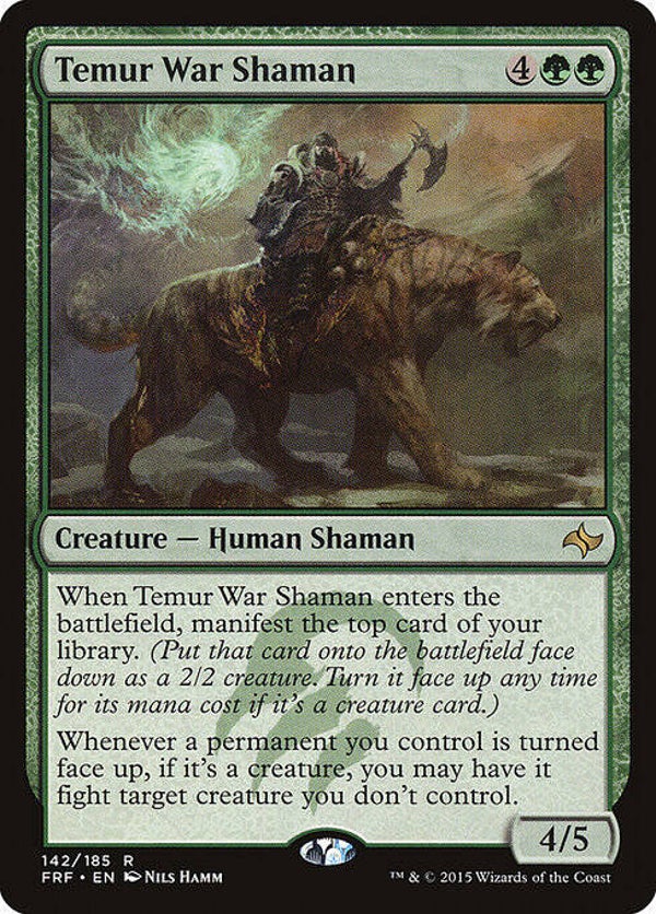 Magic the Gathering (MTG) : Temur War Shaman (Fate Reforged (FRF)) - R - FOIL