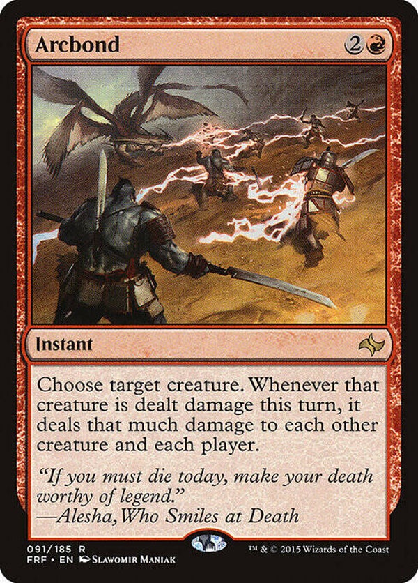 Magic the Gathering (MTG) : Arcbond (Fate Reforged (FRF)) - R - FOIL (SPLD-PLD)