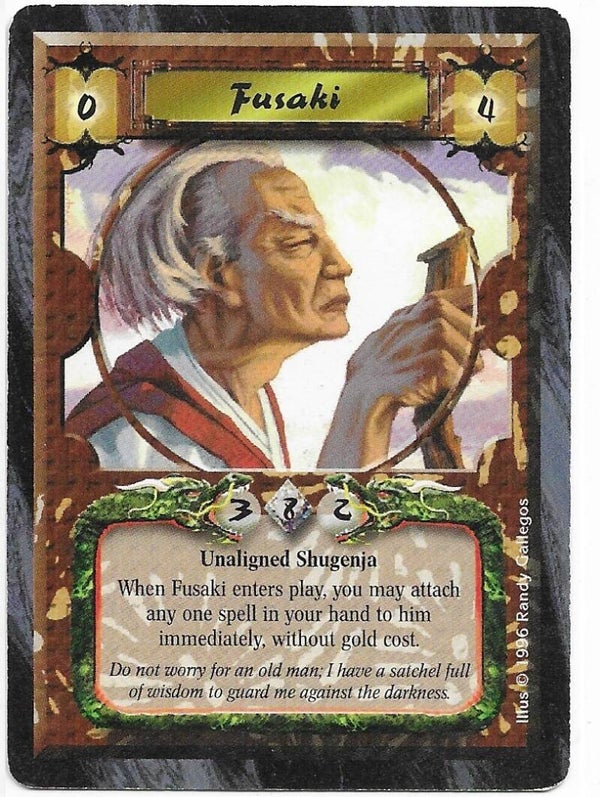 L5R : CLAN : UNALIGNED : Fusaki (Anvil of Despair R.C. (AoD)) - "FIXED REPRINT"