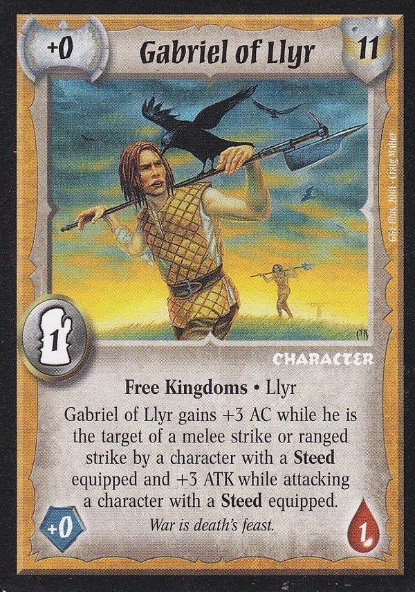 Warlord Saga of the Storm : Gabriel of Llyr (G&E Deck special)