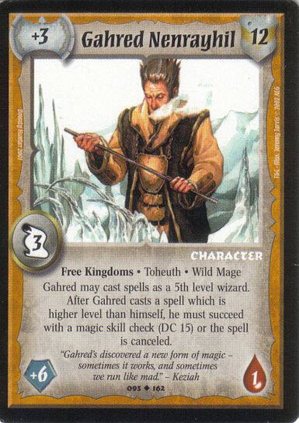 Warlord Saga of the Storm : Gahred Nenrayhil - U - TaC