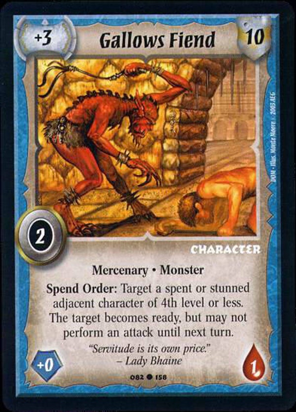 Warlord Saga of the Storm : Gallows Fiend - C - DOM