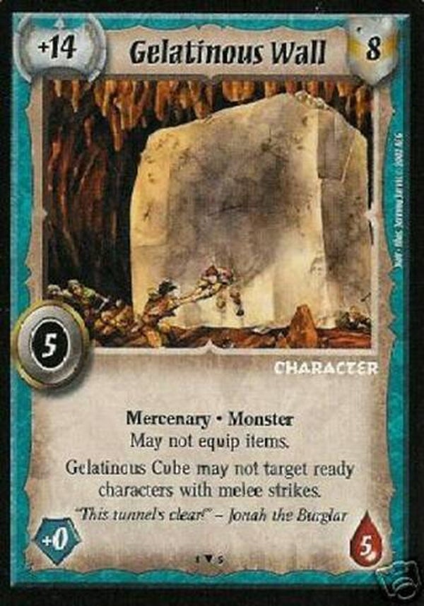 Warlord Saga of the Storm : Gelatinous Wall (NOV) - Promo