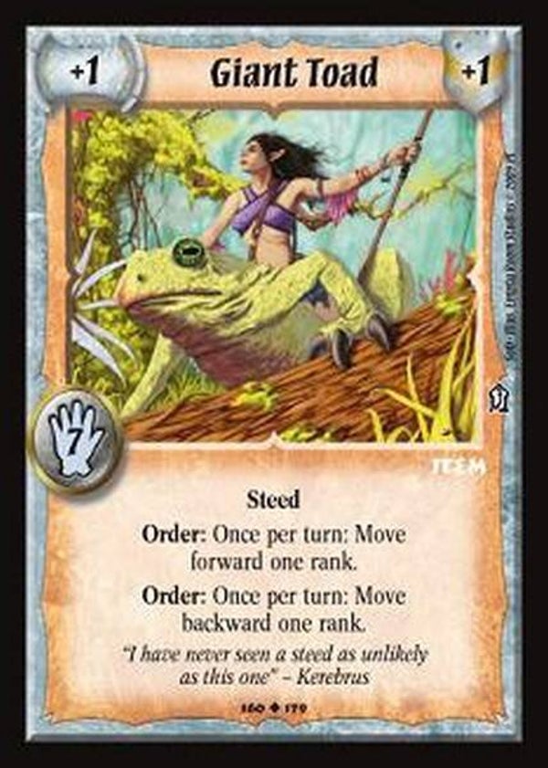 Warlord Saga of the Storm : Giant Toad - U - (Sands of Oblivion) SOO