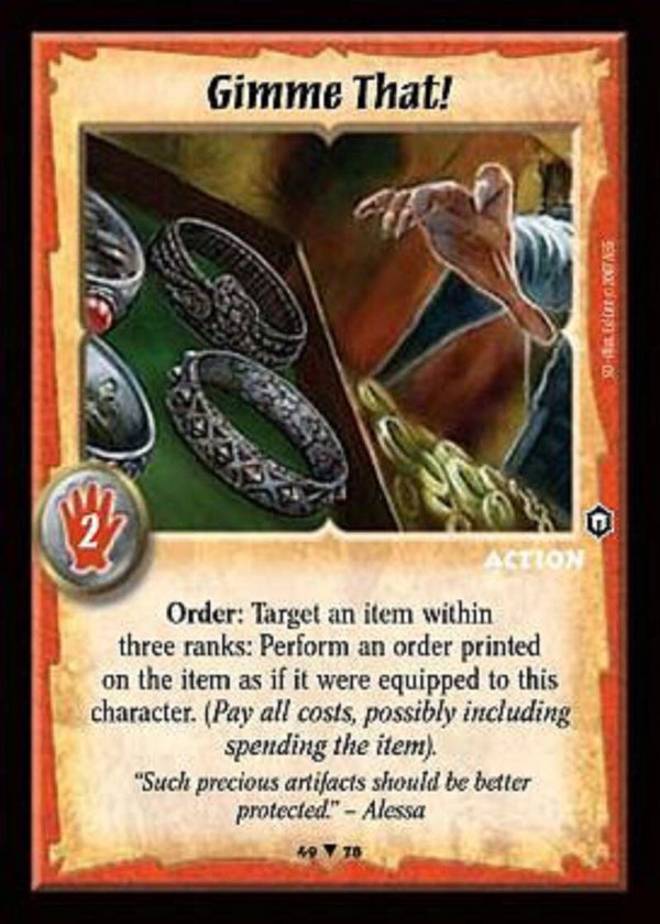 Warlord Saga of the Storm : Gimme That (SD)