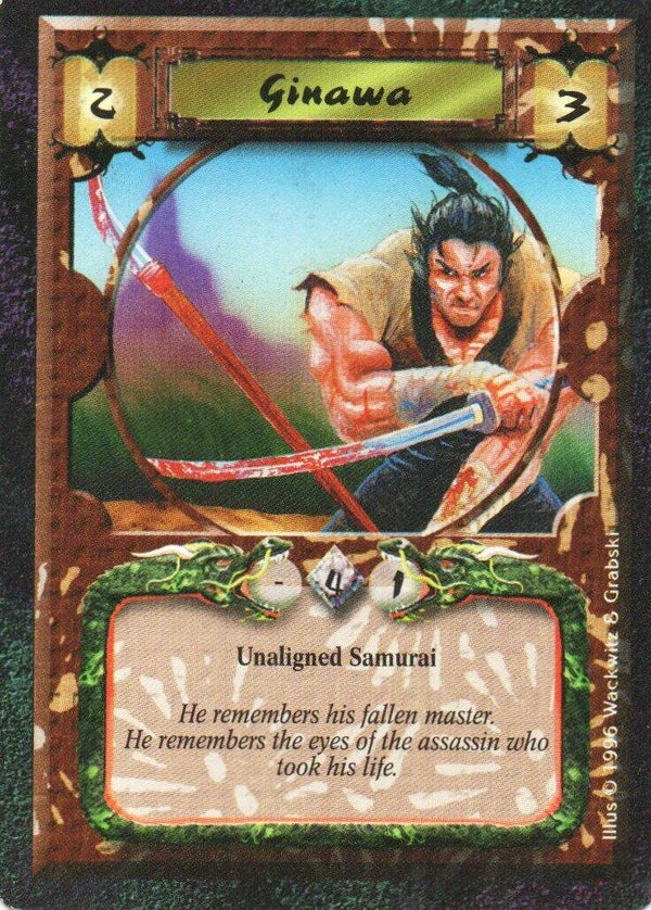 L5R : CLAN : TOTURI'S ARMY : Ginawa (Shadowlands R.C. (SL)) - "FIXED REPRINT"