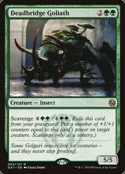 Magic the Gathering (MTG) : Deadbridge Goliath (Guilds of Ravnica: Guild Kit (GK1)) - R