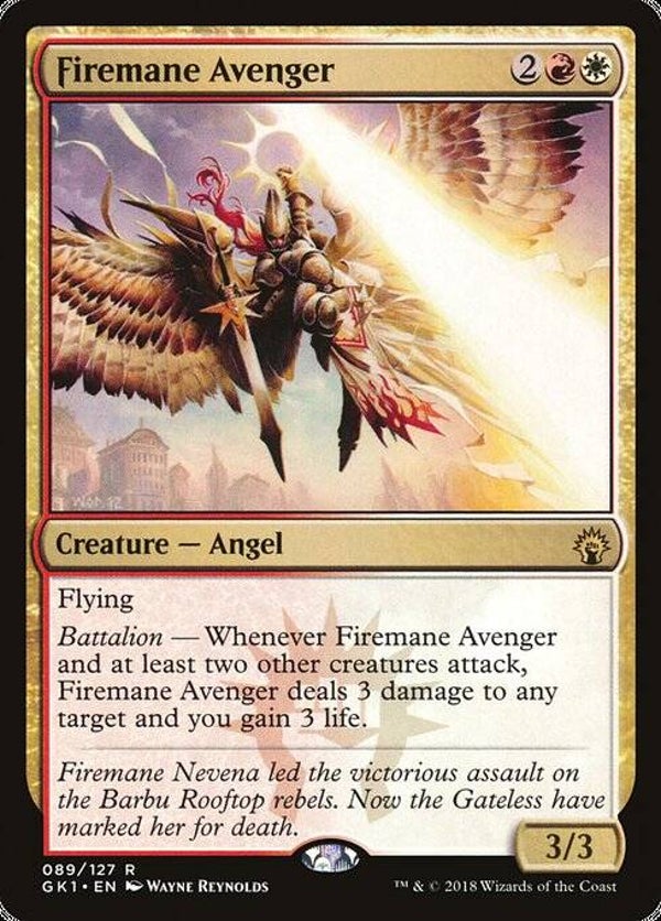 Magic the Gathering (MTG) : Firemane Avenger (Guilds of Ravnica: Guild Kit (GK1)) - R
