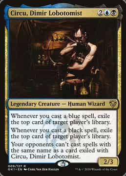 Magic the Gathering (MTG) : Circu, Dimir Lobotomist (Guilds of Ravnica: Guild Kit (GK1)) - R