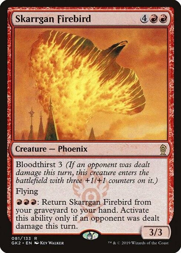 Magic the Gathering (MTG) : Skarrgan Firebird (Ravniva Allegiance : Guild Kit (GK2)) - R