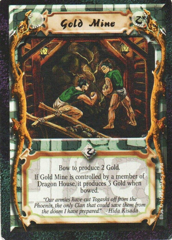L5R : HOLDING : Gold Mine (Shadowlands R.C. (SL)) - "FIXED REPRINT"