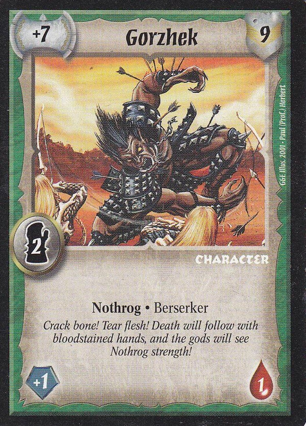 Warlord Saga of the Storm : Gorzhek (G&E Deck special)