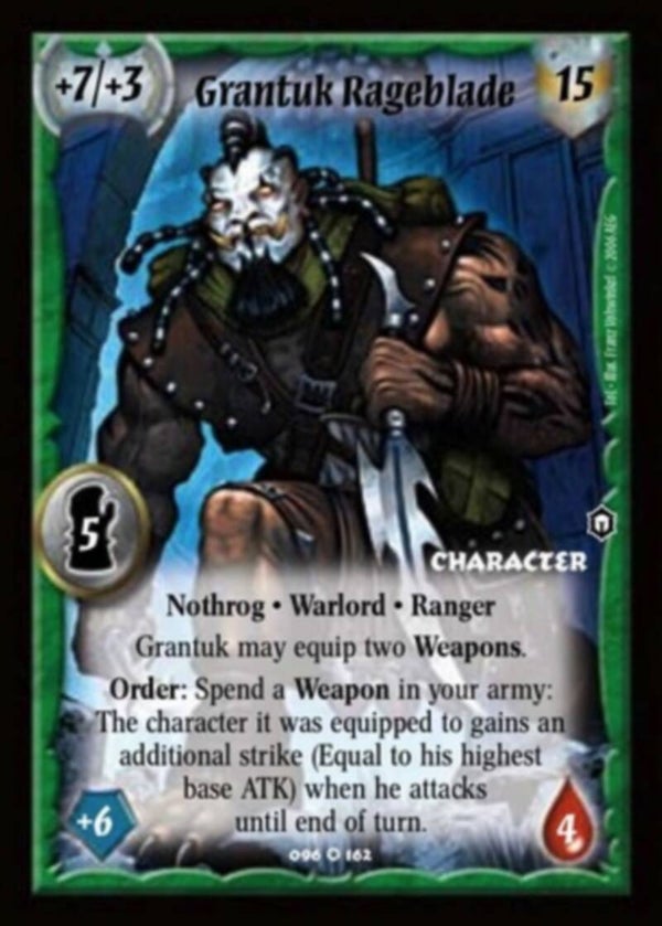 Warlord Saga of the Storm : Grantuk Rageblade (TOL)