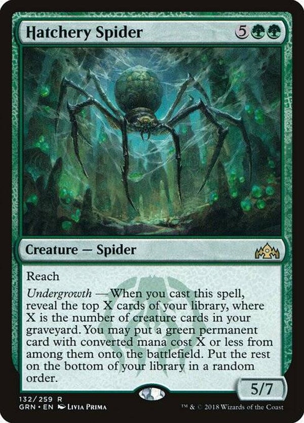 Magic the Gathering (MTG) : Hatchery Spider (Guilds of Ravnica (GRN)) - R