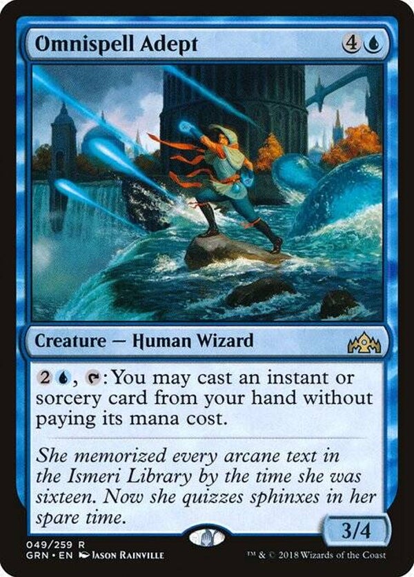 Magic the Gathering (MTG) : Omnispell Adept (Guilds of Ravnica (GRN)) - R