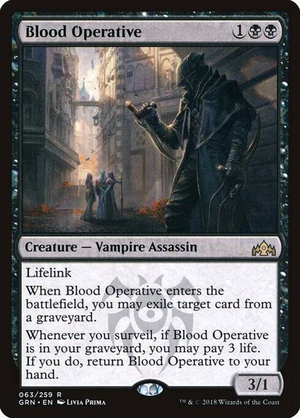 Magic the Gathering (MTG) : Blood Operative (Guilds of Ravnica (GRN)) - R