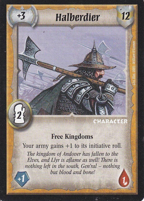 Warlord Saga of the Storm : Halberdier (G&E Deck special)
