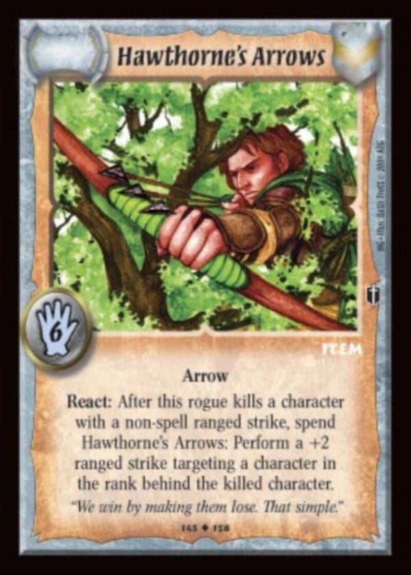 Warlord Saga of the Storm : Hawthorne's Arrows - U - HG