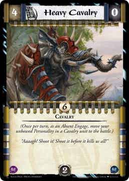 L5R : FOLLOWER : Heavy Cavalry - (Promo IVORY RELEASE) - FOIL