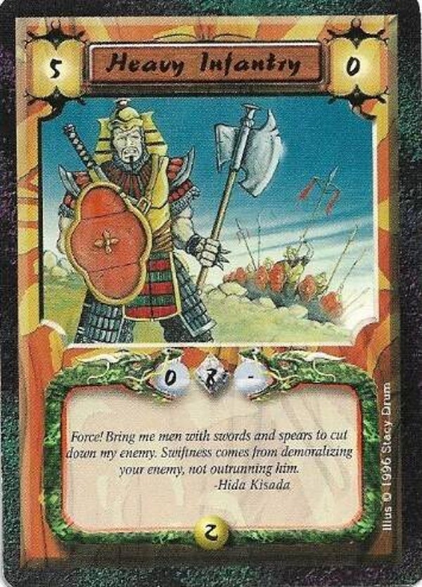 L5R : FOLLOWER : Heavy Infantry (Shadowlands R.C. (SL)) - "FIXED REPRINT"