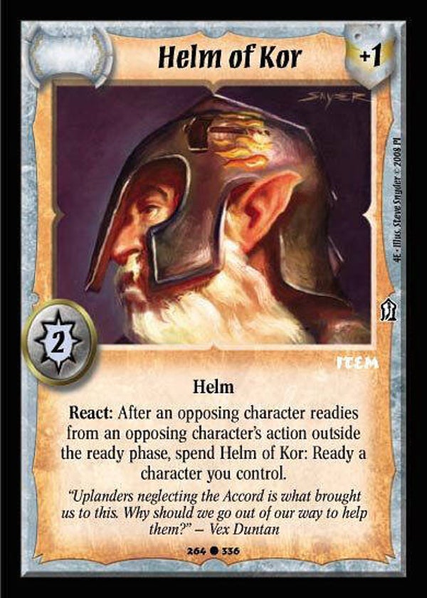 Warlord Saga of the Storm : Helm of Kor - C - 4E