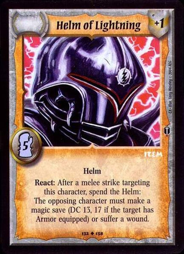 Warlord Saga of the Storm : Helm of Lightning - U - CA