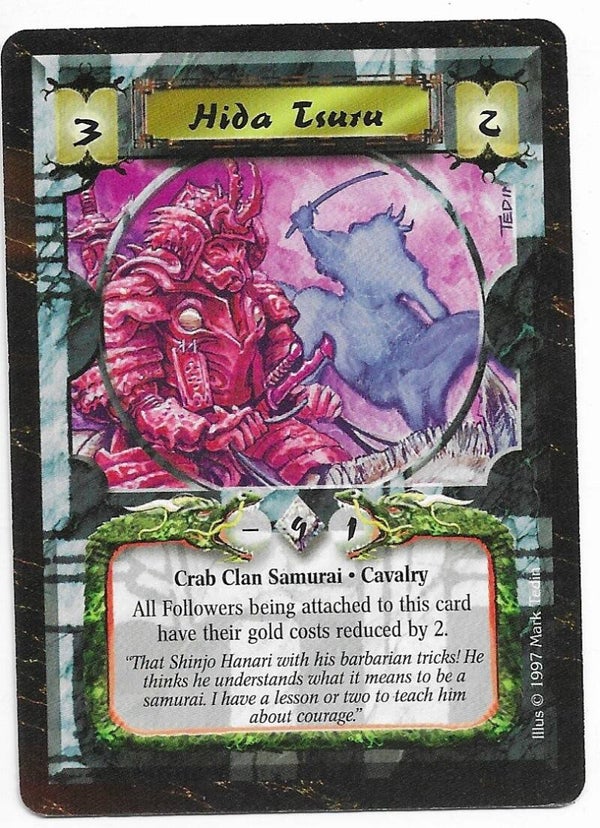 L5R : CLAN : CRAB : Hida Tsuru (Time of the Void R.C. (ToV)) - "FIXED REPRINT"