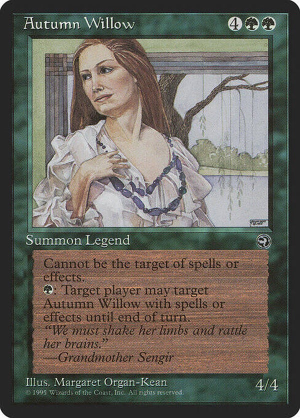 Magic : The Gathering (MTG) : Autumn Willow (Homelands (HML)) - R